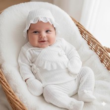 Minizeyn Tekstil Kız Bebek 0-3 Ay 5’li Hastane Çıkış Seti