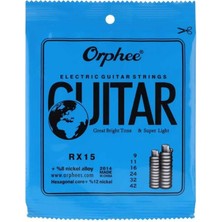Braventa Collection Orphee RX15 Elektro Gitar Teli 009-042 Takım Tel