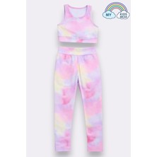 My Kids Wear Kız Çocuk Çok Amaçlı Desenli Mayo & Spor Takımı 12450