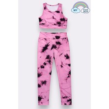 My Kids Wear Kız Çocuk Çok Amaçlı Desenli Mayo & Spor Takımı 12451