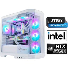 Xaser Velox X600 I9 14900KF 64GB Ddr5 Ram 2tb M.2 Nvme SSD 32GB RTX5090 Sıvı Soğutmalı Msı Oyuncu Oem Paket