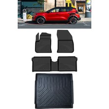 Sahler C3 Aircross Elektrikli 2025 ve Sonrası 4.5d Paspas ve 3D Alt Bagaj Havuzu Set