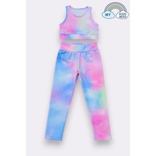 My Kids Wear Kız Çocuk Çok Amaçlı Desenli Mayo & Spor Takımı 12455