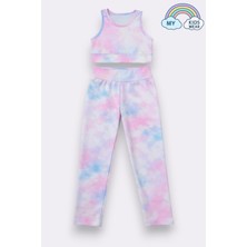 My Kids Wear Kız Çocuk Çok Amaçlı Desenli Mayo & Spor Takımı 12454