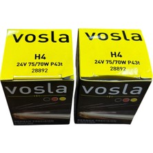 İzipec H4 Far Ampulü 24V 75/70W 2 Adet Fiyatı (28892)