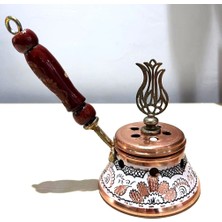 Yıldız Bakır El Işlemesi Bakır Tütsülük Buhurdanlık
