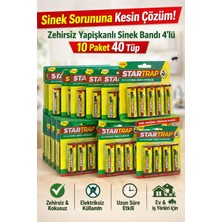 Tekbir Sinek Sorununa Kesin Çözüm! Zehirsiz Yapışkanlı Sinek Bandı 4’lü – 10 Paket 40 Tüp