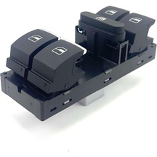 Rockswell Volkwagen-Golf Passat cc  Jetta  Tıguan  Touran Dörtlü Cam Açma Kapama Düğmesi-Krom Kaplama