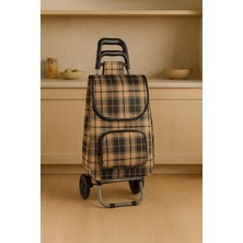 Katlanabilir Ses Yapmaz Tekerlekli Su Geçirmez Çantalı Alüminyum Gövdeli Pazar Arabası (200) Karışık Renklerde Gönderim Sağlanır