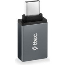Braventa Collection Ttec Type-C - Usb-A 3.0 Otg Dönüştürücü Adaptör