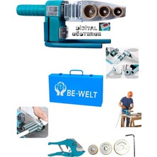 Stanvolt Dijital Göstergeli Elektrikli + Makas Hediyeli 3 Adet Paftalı Plastik Boru Kaynak Makinası