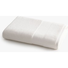Green Black Lara Prestij Serisi Banyo Havlusu Bordürlü 80x150 Krem, Oeko Tex Standard 100 Sertifikalı %100 Ege Pamuğu, Dokuma 500 GSM