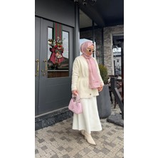 Semra İlhan Basic Hırka Beyaz