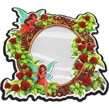 Go İthalat Desenli Aynalı Duvar Sticker (5468)