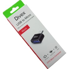 Divex USB To Micro Otg Micro Konnektör Siyah DO-180