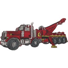 Be Beauty Küçük Kahramanlar Için Kırmızı Çekici Nakışlı Patch - 20X10 cm Büyük Boy Çocuk Aksesuarı