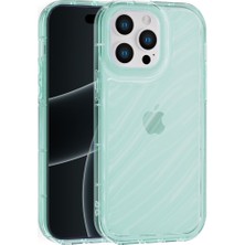 Vissona iPhone 13 Pro Max Uyumlu Telefon Kılıfı Kamera Çıkıntılı Kabartmalı Parlak Desenli Darbe Emici Silik