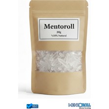 Mentoroll Saf Kristal Mentol - Crystal Menthol (Buhar Banyosu,sauna,hamam) 30GR