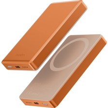 Energea Alupac 10K 10.000 Mah 20W Type-C ve 15W Kablosuz Şarj Çıkışlı Pd Hızlı Şarj Magsafe Powerbank
