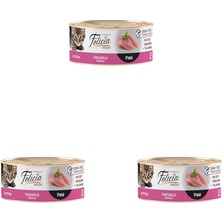 Braventa Collection Felicia Yaş Kedi Maması, Tavuklu, Kıyılmış, Yavru Kedi, Tahılsız, 85 G 3lü Paket