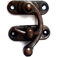 Eco Lounge Yay Gözü, Ahşap Kutu Klipsi - Küçük 28X33 Mm, Antik, 100 Adet