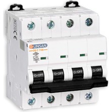 Günsan Elektrik GÜNSAN VALTA  40A 4P C TİPİ 6kA  W OTOMAT (SİGORTA)