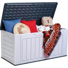 Divona Home 4025 Hdpe Bahçe Balkon Sandığı 600 Litre  (G 150 x  D 70 x Y 72 Cm)