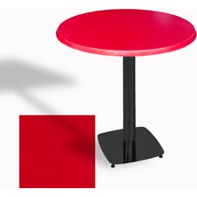 Dockers Tokyo Yuvarlak Masa (Esb) Çap 80CM - (Werzalit, Wermodin ve Allzalit Tabla) - Kırmızı