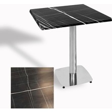 Dockers Tokyo Kare Masa (Kromnikel) 60X60 cm - (Werzalit, Wermodin ve Allzalit Tabla) - Palazzo