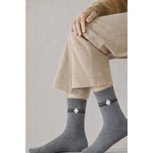 Gigi Giyim Geometrik Desenli Yumuşak Dokulu Havlu Erkek Çorap