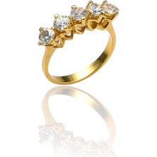 HAKAN GÜLER KUYUMCULUK 14 Ayar Altın Beştaş YÜZÜK(14BTY00-8)