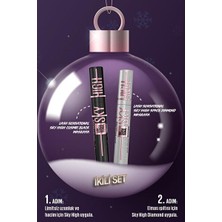 Luua Maybelline New York Lash Sensational Sky High Space Diamond - Elmas Işıltılı & Cosmic Black Siyah Maskara Seti