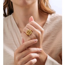 HAKAN GÜLER KUYUMCULUK 14 Ayar Altın Aşk Düğümü Ajda Model Yüzük