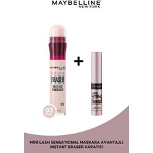 Luua Maybelline New York Instant Anti Age Eraser Kapatıcı - 03 Fair & Mini Lash Sensational Maskara Set