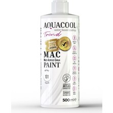 Aquacool Trend Mac Boya 101 Beyaz Çok Amaçlı Su Bazlı 500 ml Türkiye Menşeli