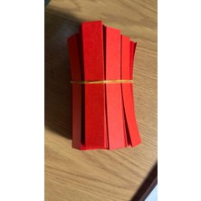 Orbak Kağıtçılık Kırmızı Parfüm Deneme Kağıdı 1000 Adet | Koku Test Şeritleri | Parfüm Tester Kağıdı