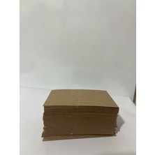 Orbak Kağıtçılık Kahverengi Boş Kelime Kartları 5x8 cm | Etiket & Boş Kart | 100 Adet Kartvizit Kartı