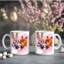 Çağlayan Reklam Zootropolis Sevgili Kupası Bardak Kahve Çay Fincanı 4