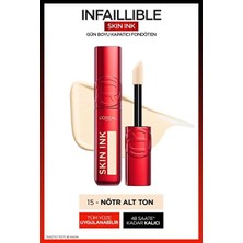 Luua Nyx Professional Makeup Skin Ink Gün Boyu Kapatıcı Fondöten - Nötr Alt Ton 15