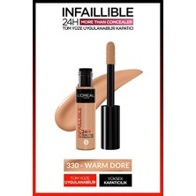 Luua L'oreal Paris L'oréal Paris Infaillible 24H Tüm Yüze Uygulanabilir Kapatıcı - 330 Warm Dore