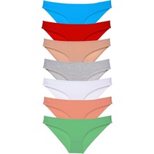 ModaSize 7 Adet Süper Eko Set Likralı Kadın Slip Külot Set 4