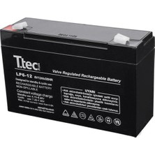 Ttec Akü 6V 12Ah Bakımsız Kuru Akü
