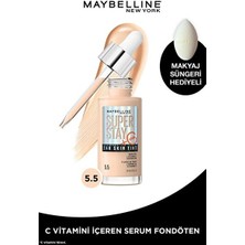 Luua Maybelline New York Super Stay Skin Tint Fondöten - 5.5 & Makyaj Süngeri