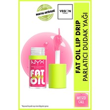 Luua Nyx Professional Makeup Fat Oil Lip Drip Parlatıcı Dudak Yağı - Missed Call