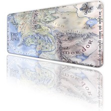 Hamiki Lotr Yüzüklerin Efendisi Large Gaming Mouse Pad 80x40 cm Kaymaz Taban Dikişli Kenar Masa Matı