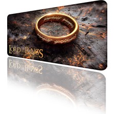 Hamiki Lotr Yüzüklerin Efendisi Large Gaming Mouse Pad 80x40 cm Kaymaz Taban Dikişli Kenar Masa Matı