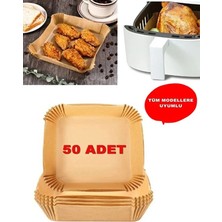 Tasarım Evi Pişirme Kağıdı Airfryer Xxl Xl Airfryer Yağlı Kağıt Xiaomi Philips Tüm Markalara Uyumlu 50 Adet