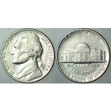 Banknoting Amerika 5 Cent 1979 D. Jefferson Nıckel.
