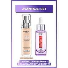 Luua L'oreal Paris Revitalift Filler %1.5 Saf Hyaluronik Asit Serum 30 ml + True Match Fondöten 2r Rose Vanilla