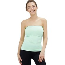 ModaSize Elite Life Kadın Dikişsiz Askısız Kadın Beyaz Atlet 852